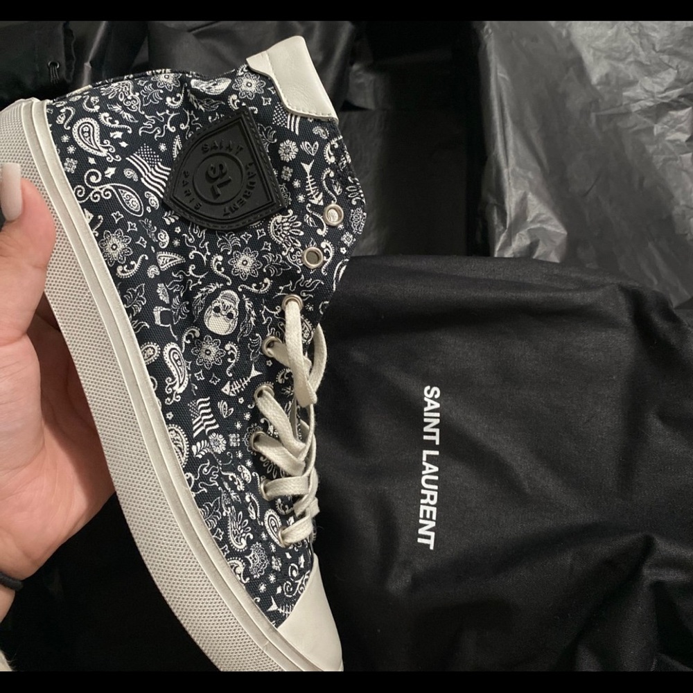 Yve Saint Laurent Bedford High Top Sneaker